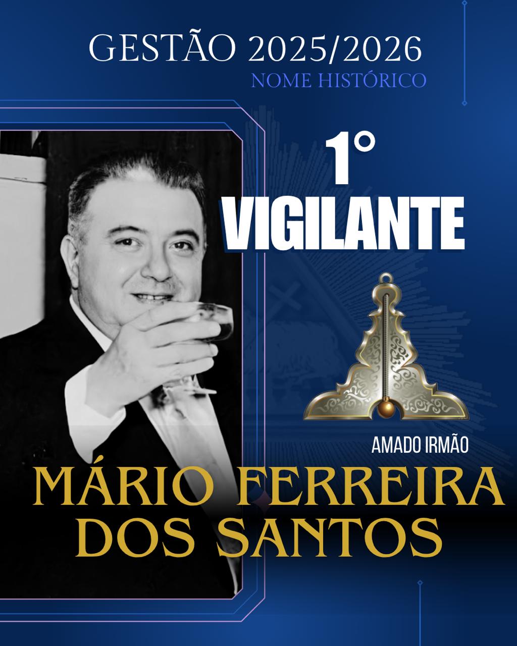 Mário Ferreira dos Santos — 1º Vigilante